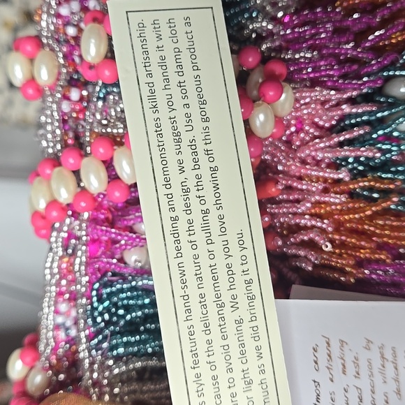 NWT Beaded India Bag - Picture 5 of 12